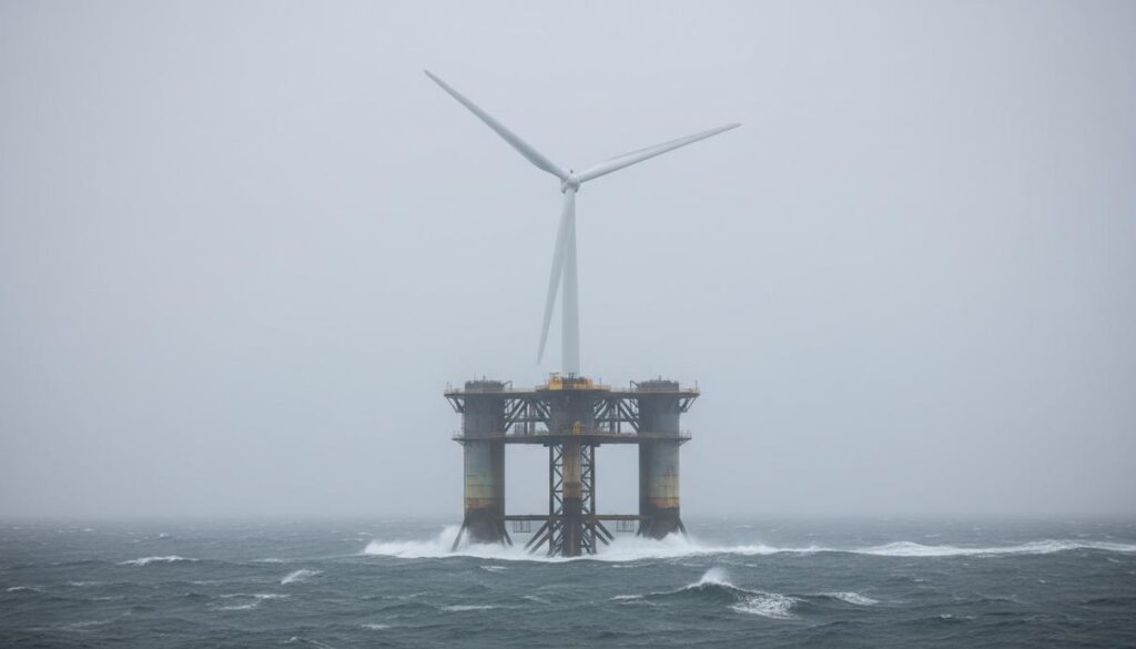 Испытания плавучей ветроэнергетической установки TetraSpar завершены в Норвегии