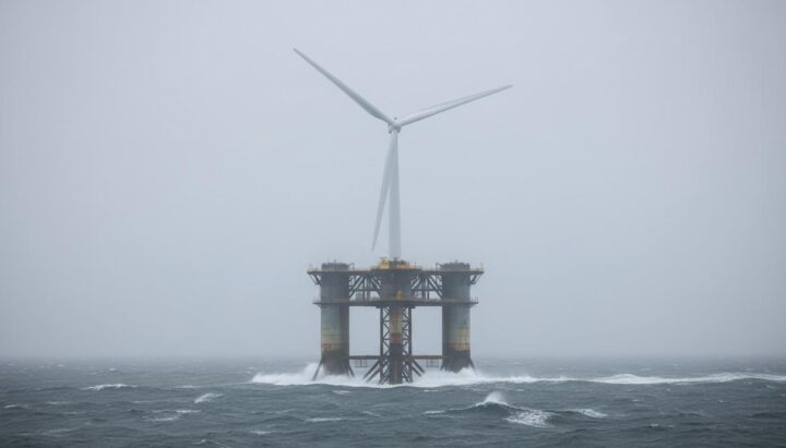 Испытания плавучей ветроэнергетической установки TetraSpar завершены в Норвегии