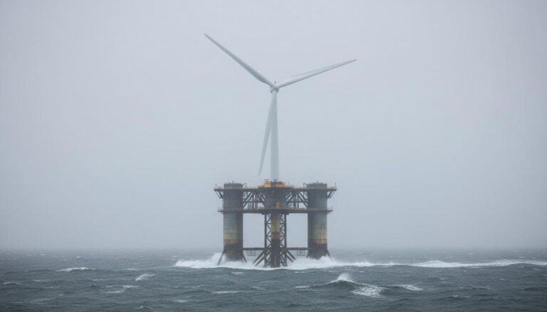 Испытания плавучей ветроэнергетической установки TetraSpar завершены в Норвегии