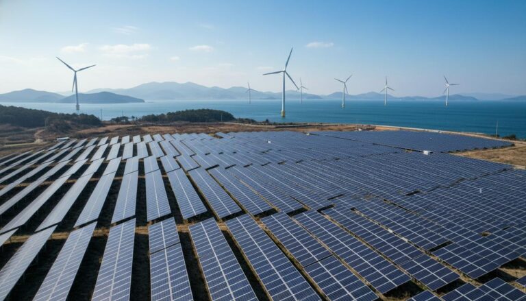 Южная Корея доведет долю возобновляемой энергии в генерации до 20 процентов