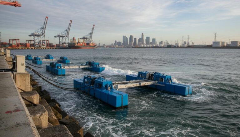 В порту Лос-Анджелеса завершены испытания волновой электростанции