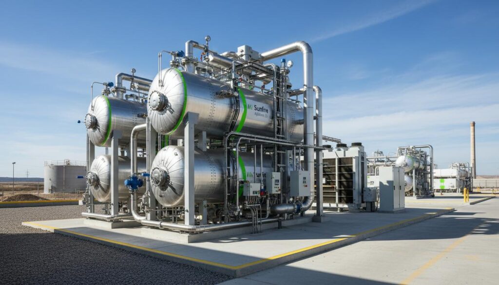 Sunfire представила модуль электролиза на 50 МВт для водородных проектов