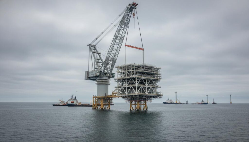 RWE установила подстанции на морской ветроэлектростанции Nordseecluster A