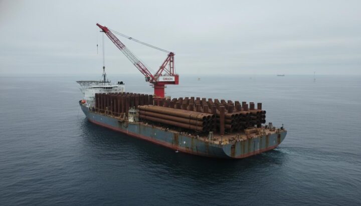 В Германии испытают технологию бесшумного монтажа морских ветропарков